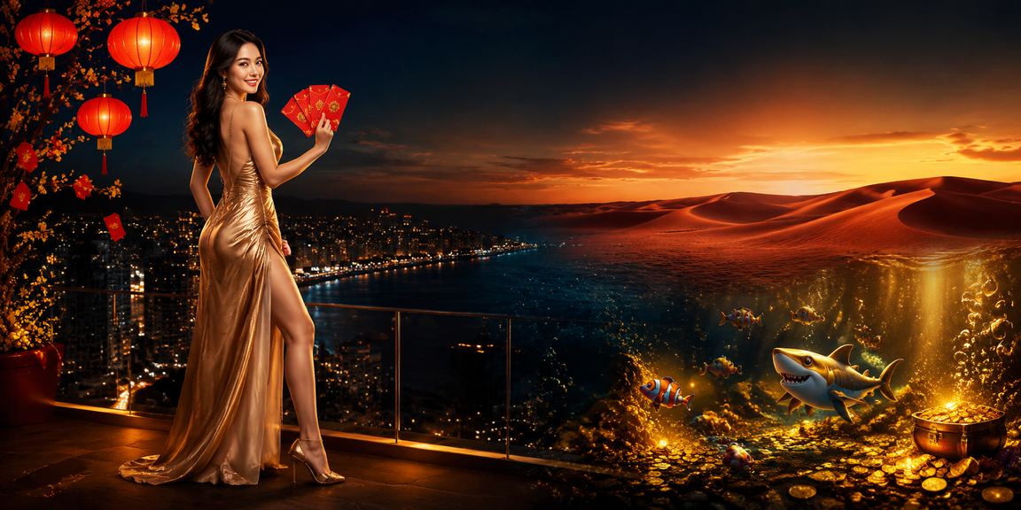 Bao lì xì đỏ và đèn lồng trang trí tại Mũi Né – biểu tượng ưu đãi và may mắn dịp lễ