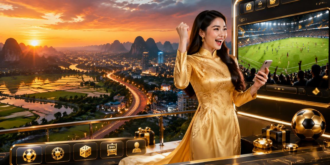 Người dùng VIP tại Ninh Bình trong trang phục áo dài nhận ưu đãi thưởng từ nền tảng 569